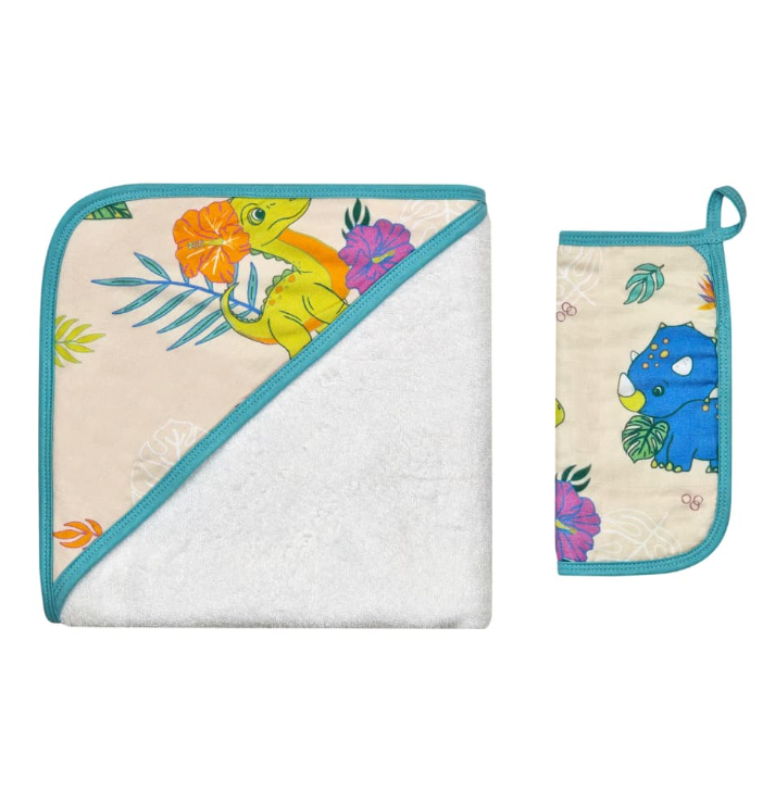 Coco Moon Baby Kiss Hooded Towel And Washcloth Set 12+ Thousand